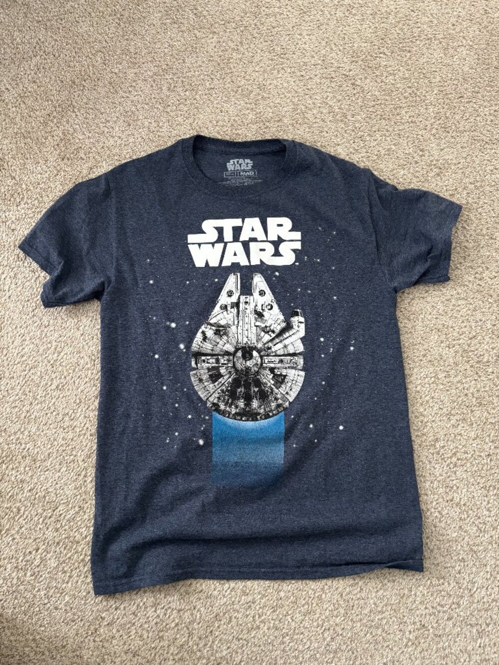 EUC Star Wars blue tee shirt by MAD Engine sz S